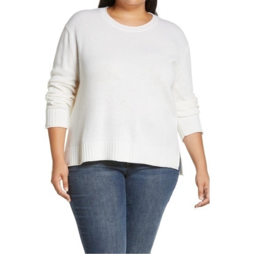 Jenni Kayne Everyday Sweater Ivory Wool Blend